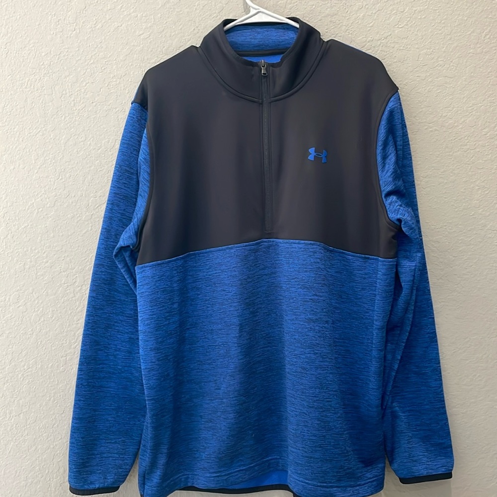 Under armour half zip pullover fleece lined top